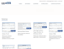 Tablet Screenshot of henning.com.br